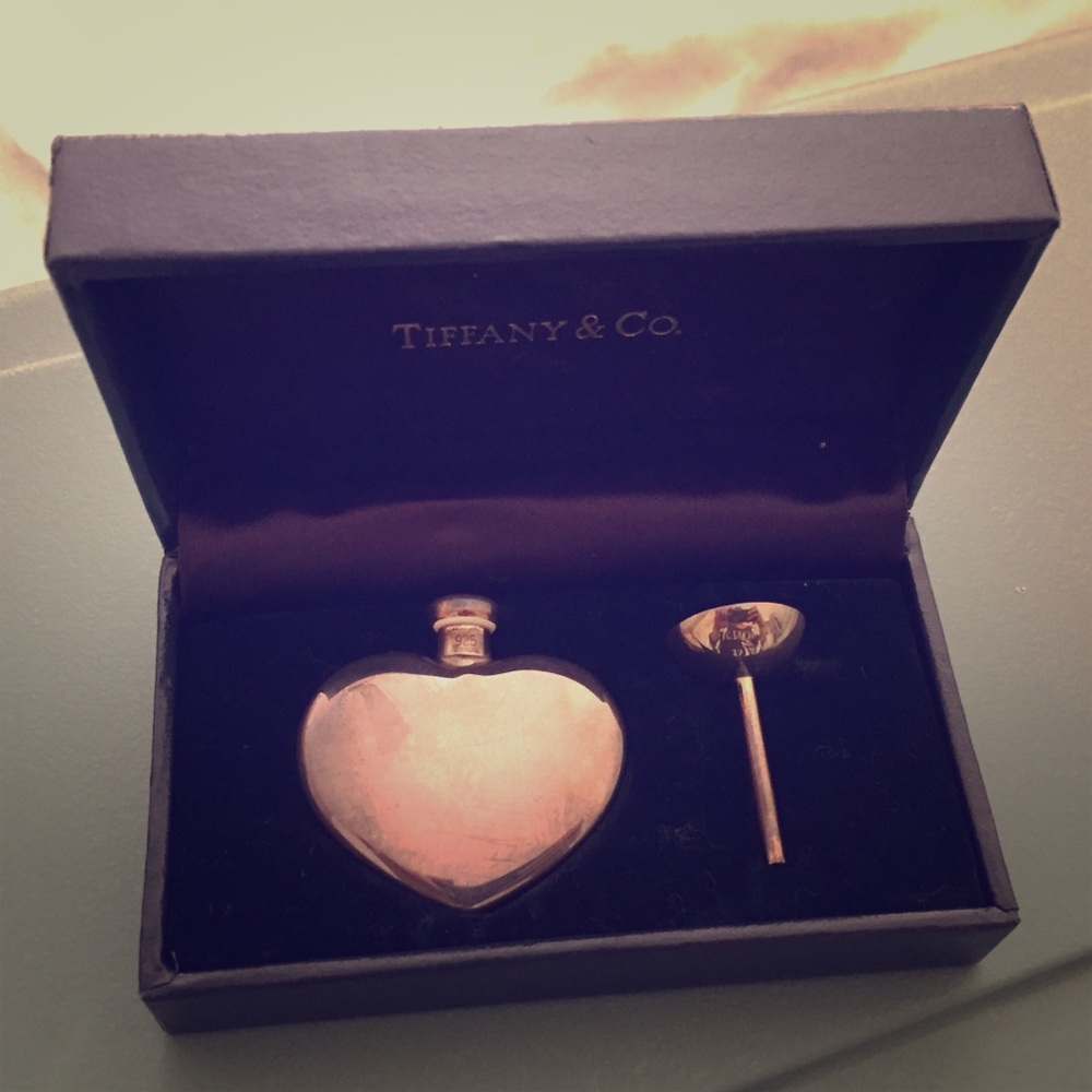 Tiffany & Co. heart-shaped perfume bottle